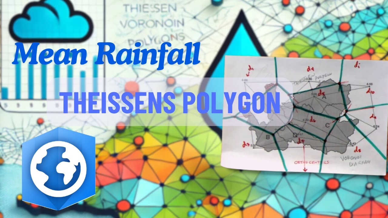 Annual Rainfall Estimation Using Thiessen Polygons in ArcGIS Pro - YouTube