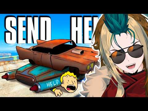 Car VTuber reacts to "Fallout 4, But EVERYTHING is a CAR" by Reggie