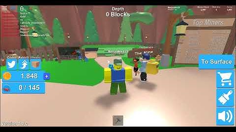 Roblox Mining simulator Codes