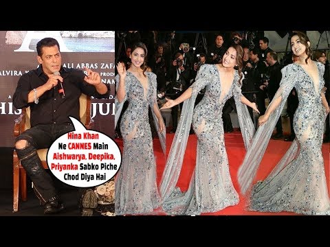 salman-khan-best-reply-on-hina-khan's-trolling-at-cannes-2019-at-bharat-movie-song-launch