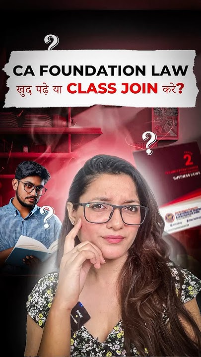 Self Study Or Classes Which Is Best For CA Foundation Law CA self-study-or-classes-which-is-best-for-ca-foundation-law-ca