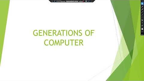 Generations of Computer Class - 5 (Part-1)
