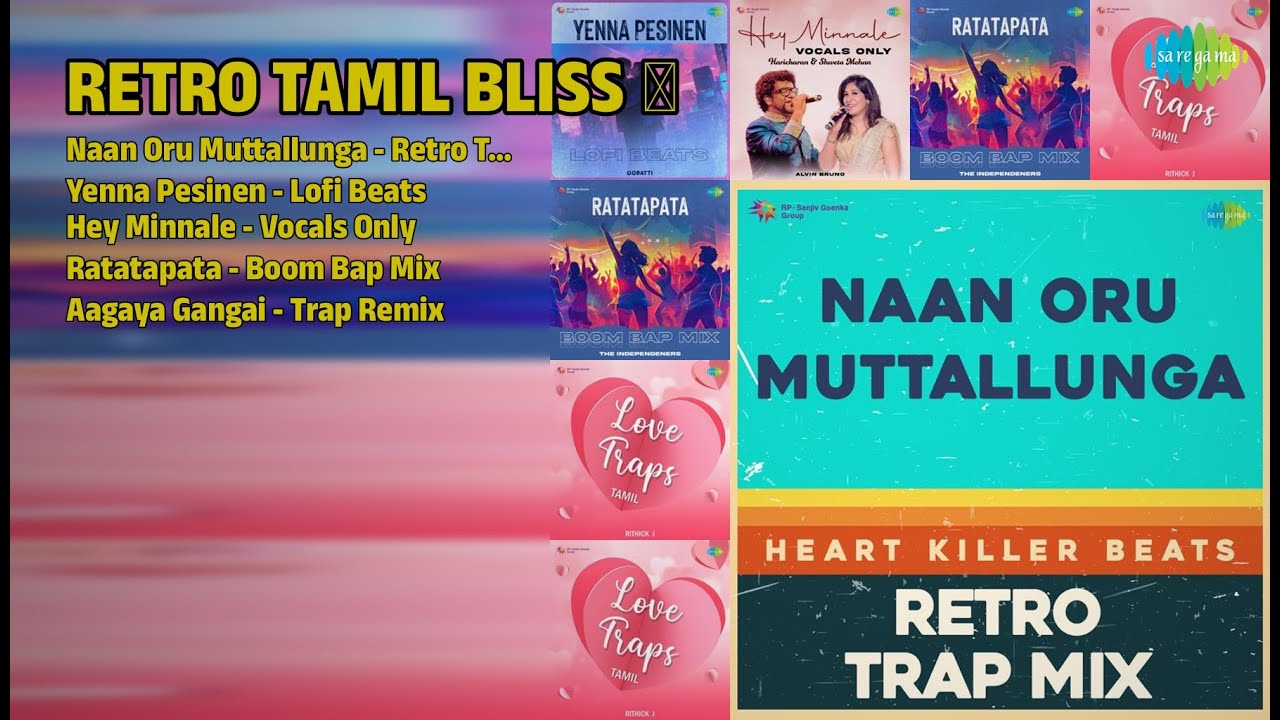 தமிழ் ரீமிக்ஸ் ஆனந்தம் | Heart Killer Beats Songs | Naan Oru Muttallunga  Retro Trap Mix