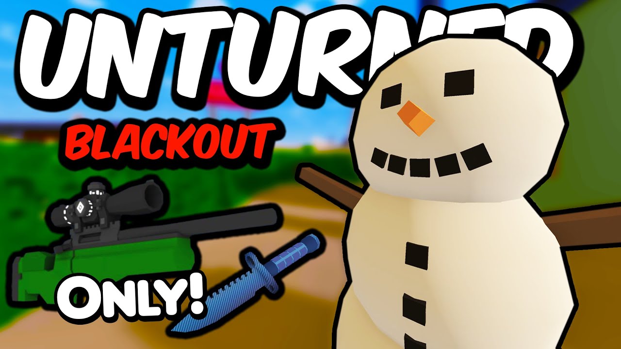 CHRISTMAS Update! SNIPER & KNIFE ONLY Gamemodes! (Unturned Blackout
