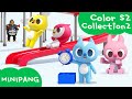 Learn colors with minipang  color s2 collection2   minipang tv 3d play