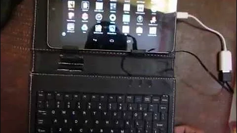 How to connect keyboard to nexus 7