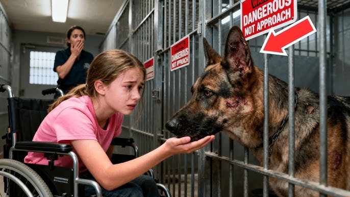 A Paralyzed Girl Met The Most Aggressive Dog In The Shelter. What Happened  Next Was Truly Surprising