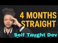 I Started Coding Every Day for 4 Months (I Documented It All!!) | Self Taught Developer
