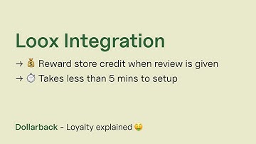 Reward Loox Reviews with Shopify store credit Cashback | Shopify Flow + Dollarback Tutorial
