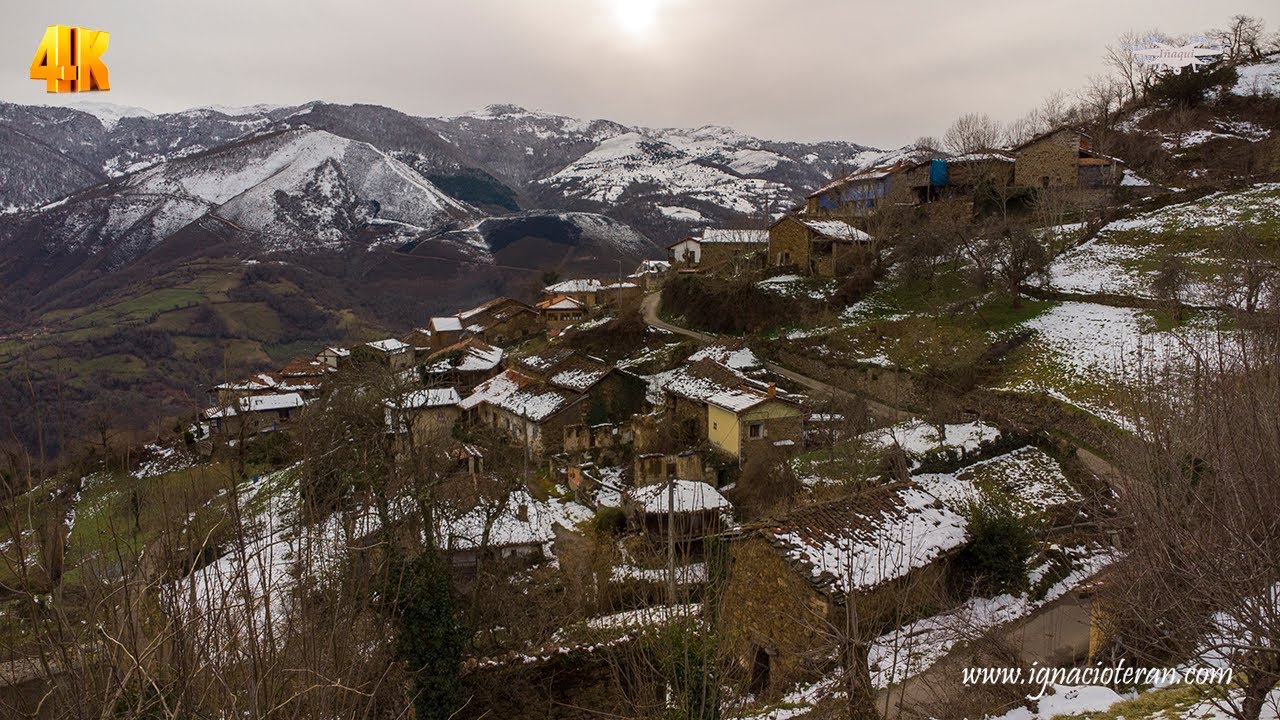 CIELOS DEL PARAÍSO "LAS VALLINAS EN LA NIEVE" A VISTA DE DRON