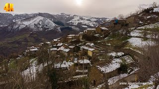 CIELOS DEL PARAÍSO "LAS VALLINAS EN LA NIEVE" A VISTA DE DRON