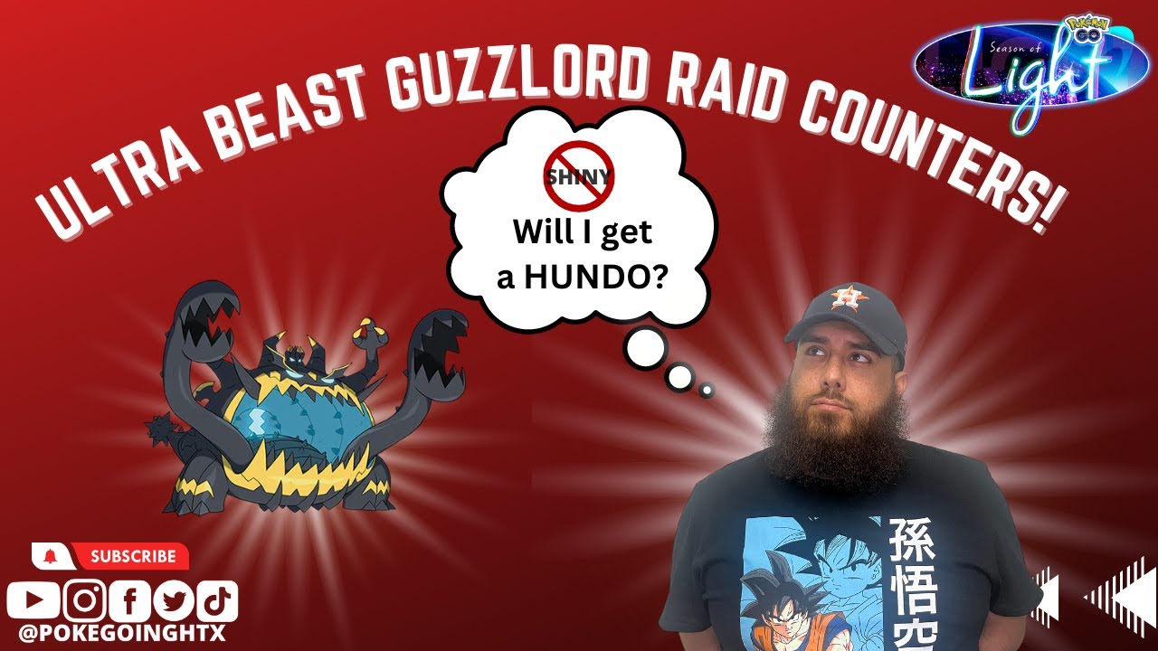 *Ultra Beast Guzzlord* Pokemon GO Guzzlord Raid Counters!