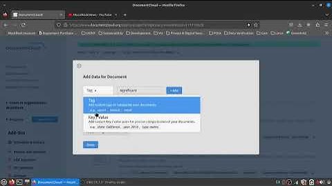 Using Tags & Key/Value Pairs on DocumentCloud