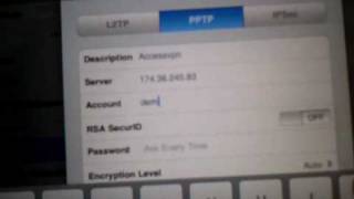Setting up PPTP VPN on iPad - AccessVPN.com screenshot 4