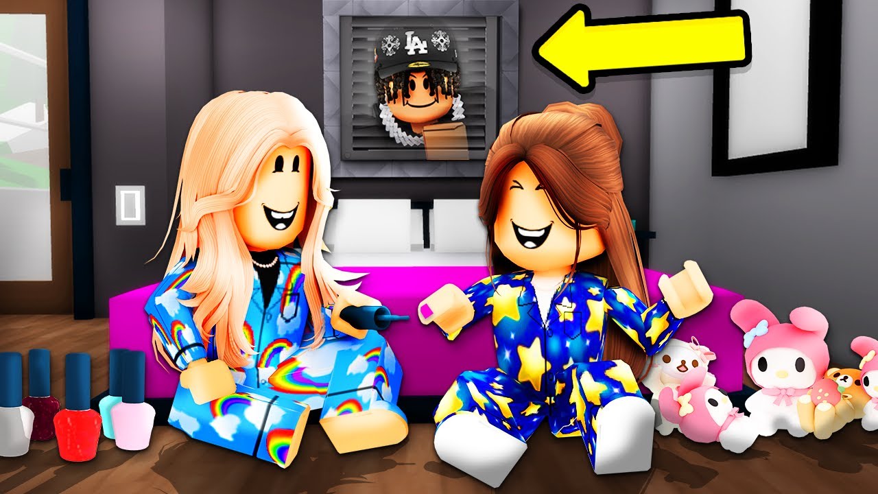 Brookhaven, But I SNUCK into a GIRLS only SLEEP OVER!