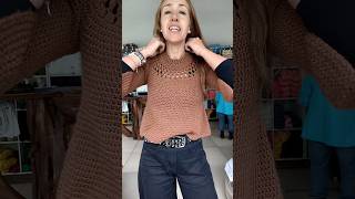 Cómo tejer un sweater SIN COSTURAS! Topdown redondo en crochet paso a paso ❤️