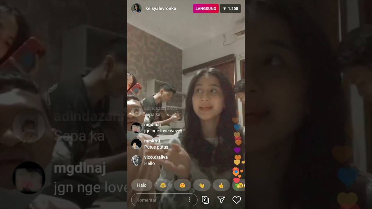 Live Instagram Keisya Levronka || 4 Juli 2020