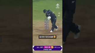 FARST 🇮🇳 PLYER TO PICK 7️⃣ WICKET AN ODl! #swc2023 India vs New Zealand #cricket #shorts