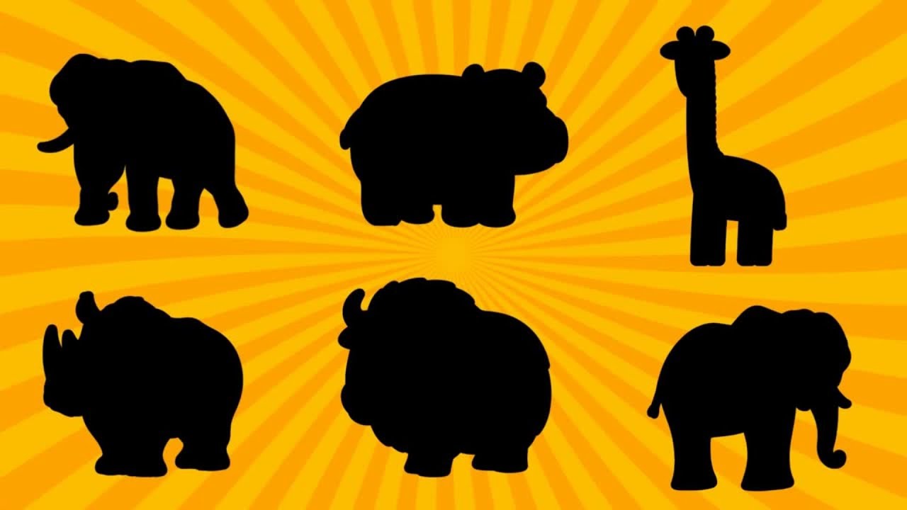 Você Consegue Adivinhar? 🐘 MAIORES ANIMAIS TERRESTRES do mundo?🦒🦏! Divertido, Descubra pela sombra!