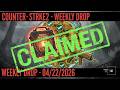 Counter-Strike2 - Weekly Drop - 04/22/2026