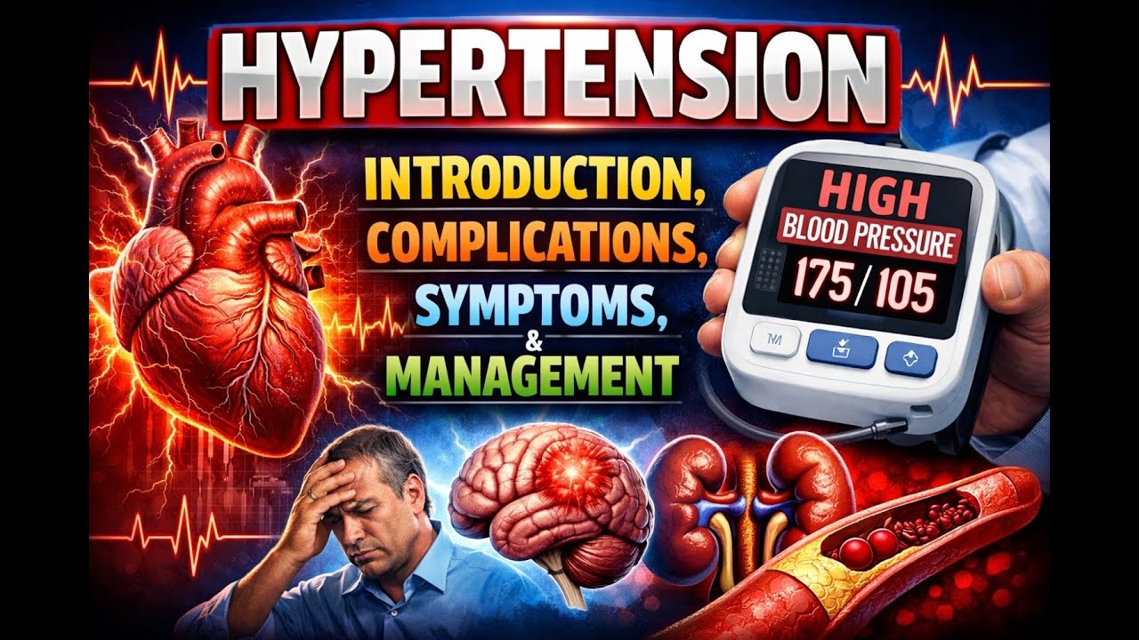 Hypertension - Introduction, Complication, Symptoms, Management