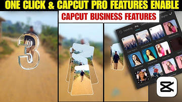 Capcut Pro Business Creator Features ON Kaise Kare || Business Creator | Capcut Pro Effect