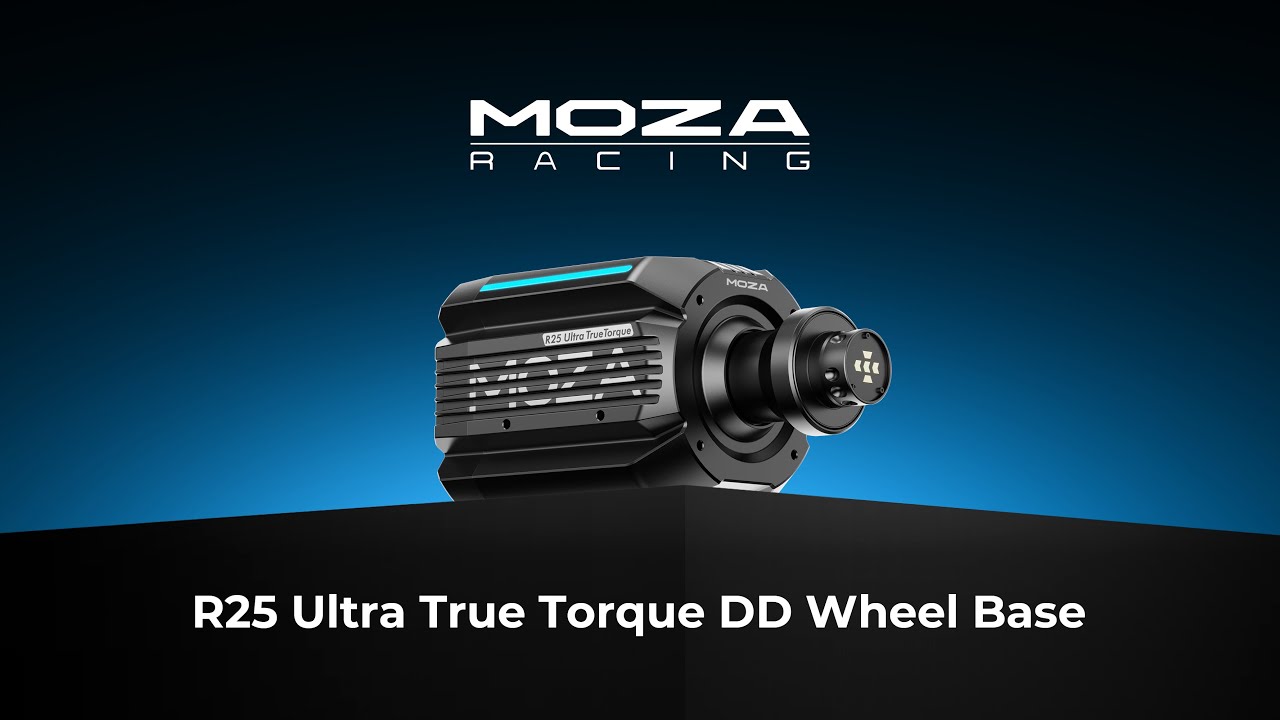Le MOZA R25 Ultra True Torque DD Wheelbase est enfin disponible !