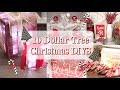 10 DOLLAR TREE CHRISTMAS DECOR DIYS | FARMHOUSE & TRADITIONAL DECOR