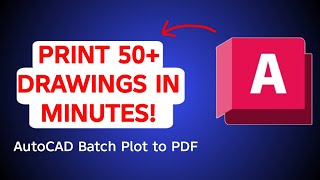 AUTOCAD BATCH PLOT MULTIPLE PDF SHEETS