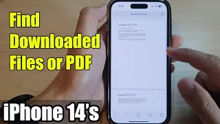 iPhone 14/14 Pro Max: How to Find Downloaded Files or PDF screenshot 5