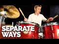 Journey - Separate Ways (Worlds Apart) Drum Cover age 14
