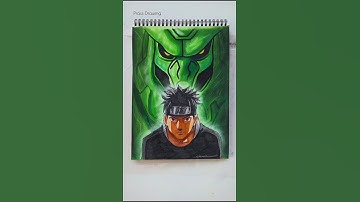 Shisui with Susanoo drawing. #shorts