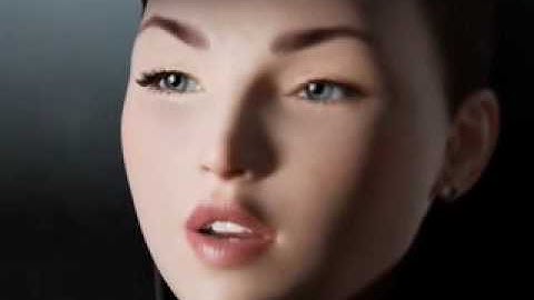 Amazing CG facial animation