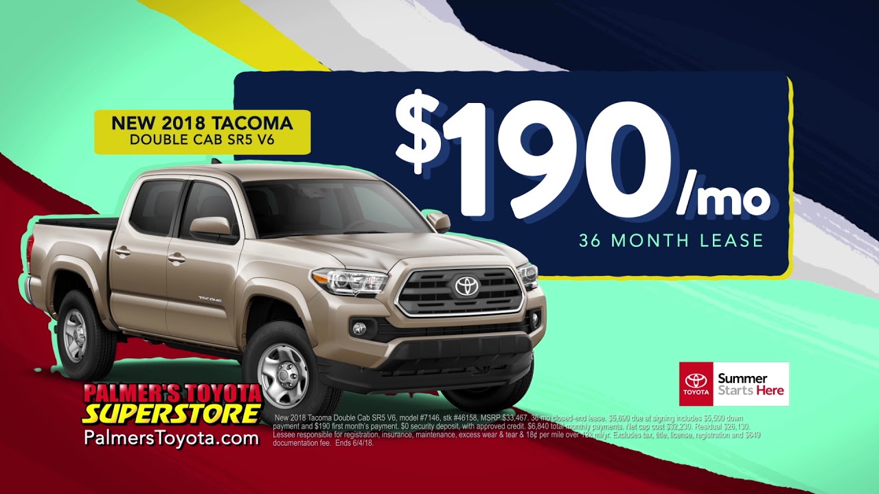 Palmer's Toyota Mobile AL Summer Starts Here Truck Specials YouTube