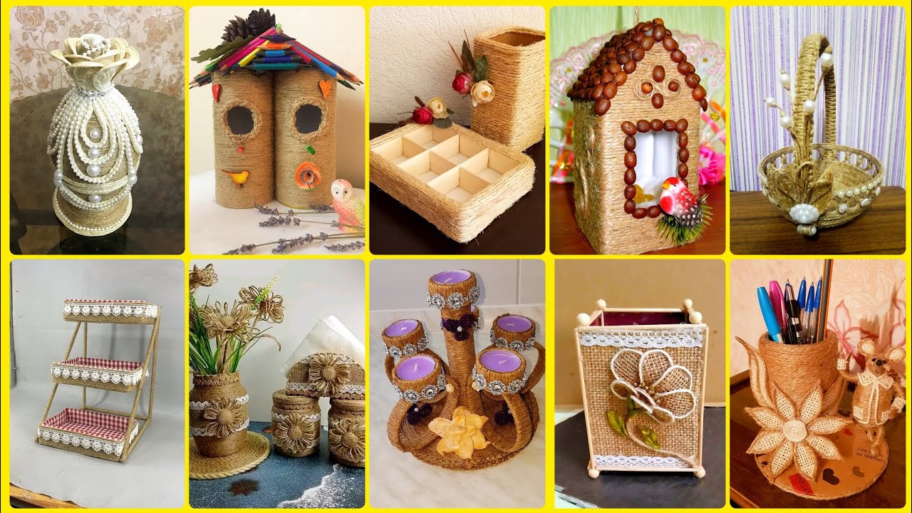 Best Jute Rope Crafts You Must Try | DIY Home Decor & Organizer Ideas | Handmade Craft Projects