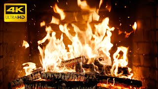 🔥 Soothing Emberlight Fireplace (12 HOURS) with Natural Fire Sounds and Flickering Light for Quiet