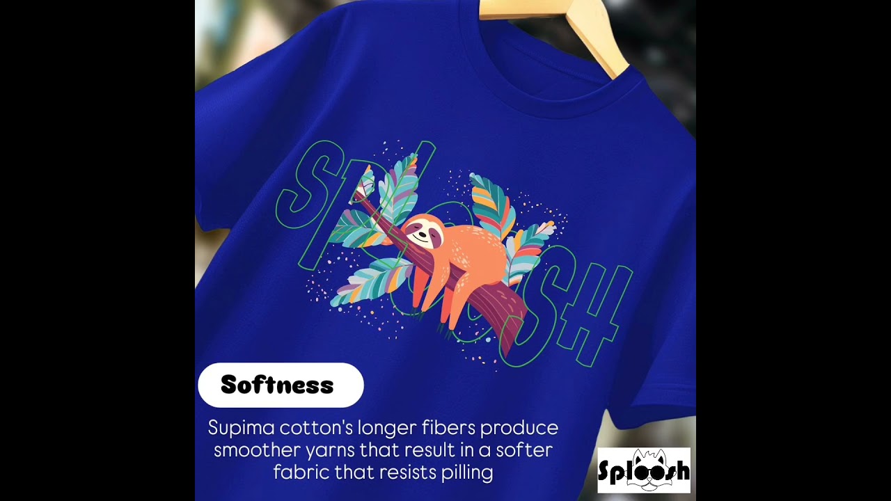 Supima Cotton Tee: The King of Cotton Tee 👑. 