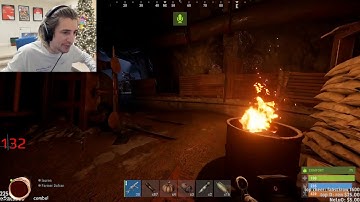 XQC Gets scared lolol [ OTV Rust Server Highlights ]