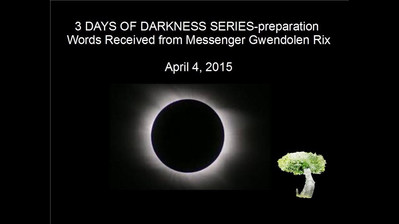 Prophetic Message 3 DAYS OF DARKNESS SERIESpreparation YouTube