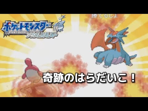 何故かはらだいこが決まってしまうの巻【ポケモンソウルシルバー】かくとうタイプゆびをふる縛り