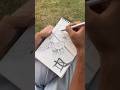Wait for the Reaction😍🥺drawing stranger✍🏻 #shorts