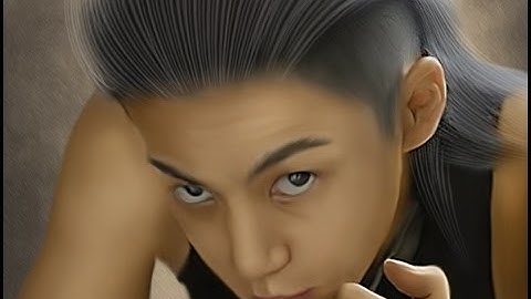 Smudge Painting (Simple Hair tutorial) & (Tips Burn&Dodge tool) Photoshop CS6