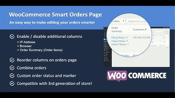 WooCommerce Smart Orders Page