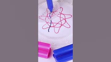 Satisfying Geometric shapes Simple Spirograph art #shorts  #trending #viral
