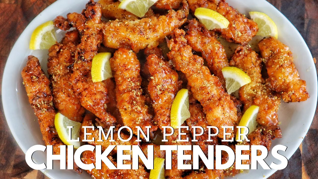 BEST Lemon Pepper Chicken Tenders YouTube