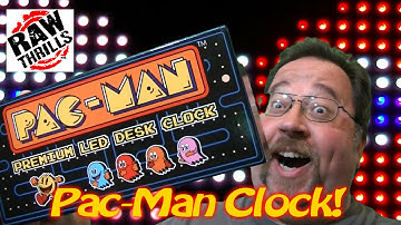 Arcade USA Review Raw Thrills Pac Man Clock!