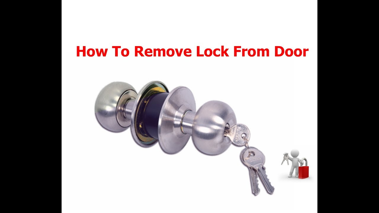 How To Remove Handle Lock From The Door Youtube