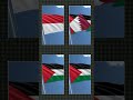 Collab Ber 4 Versi Negara Yang Menyukai Palestina#shorts #subscribe #munculberanda #freepalestina