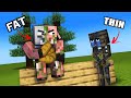 POOR THIN WITHER and FAT PIGMAN: "Sharing is Caring": SAD MONSTER SCHOOL MINECRAFT ANIMATION