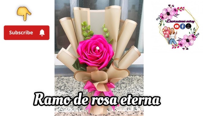 Como envolver un ramo de rosas eternas 🌹🌹 🌹🌹🌹🌹 